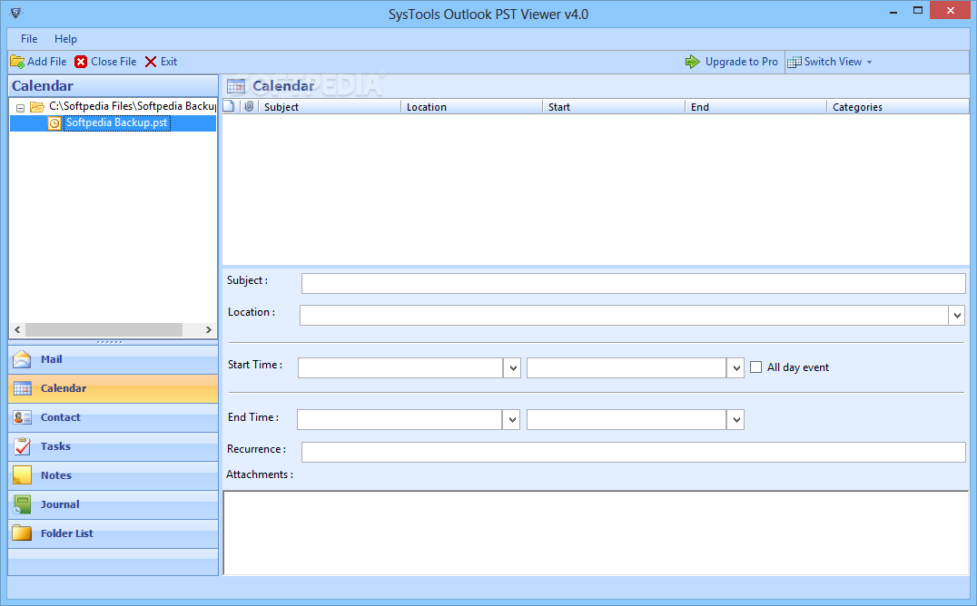 systools outlook pst viewer